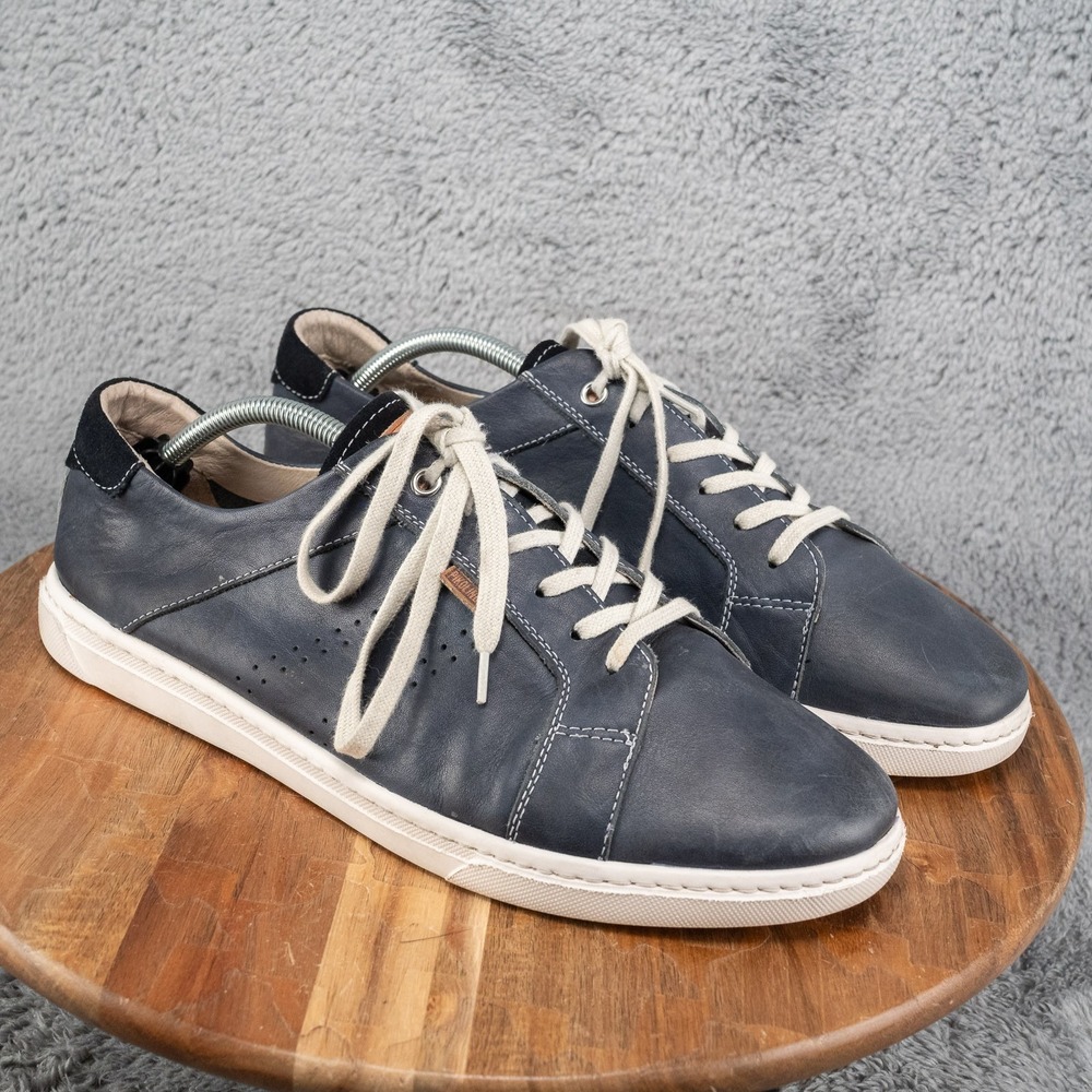 Men's Navy Blue Pikolinos Alicante Sneakers Lace Up Sz 45 EU 11 US